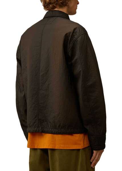 Jachete C.P. Company Jacket With Logo Patch BLACK Barbati (BM 19748615) 3