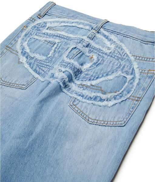 Pantaloni casual Diesel Logo Pants DENIM Baieti (BM 19748717) 4