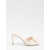 Roger Vivier Trompette Metal Mule Sandals CREAM