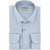 Camasi elegante Cotton Shirt With Italian Collar Barbati