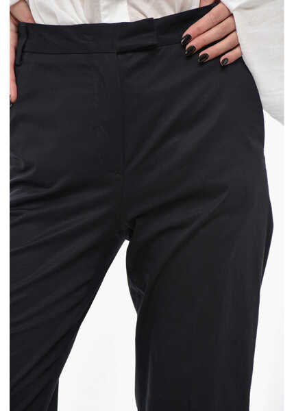 Pantaloni casual The Latest Stretch Cotton Chino Pants Alek Blue Femei (BM 19748837) 3