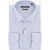CORNELIANI Hairline-Pattern Cotton Wrinkle-Free Shirt Light Blue