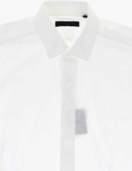 Butoni CORNELIANI Code Cotton Poplin Shirt With Cufflinks White Barbati (BM 19748894) 2