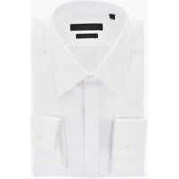 Camasi casual Code Slim Fit Solid-Color Shirt With Concealed Button Placke Barbati