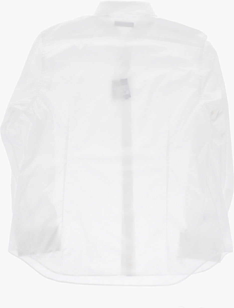 Butoni CORNELIANI Code Cotton Poplin Shirt With Cufflinks White Barbati (BM 19749041) 4