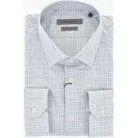 Camasi casual Slim Fit Cotton Gingham Shirt Barbati