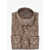 CORNELIANI Silk Shirt With French Collar Brown