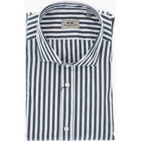 Camasi casual Awning-Striped Shirt With French Collar Barbati