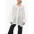The Latest Cotton-Blend Blouse Biro With Puff Sleeves White
