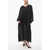 The Latest Cotton-Blend Shirt Dress Bruge With Puff Sleeves Black