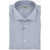 CORNELIANI Cc Collection Pure Cotton Gingham Shirt Light Blue