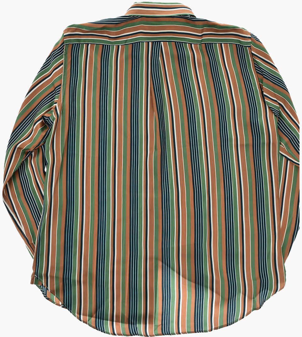 Camasi casual CORNELIANI Striped Silk Shirt Circle Multicolor Barbati (BM 19749083) 4