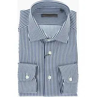 Camasi casual Striped Stretch Fabric Shirt With French Collar Barbati