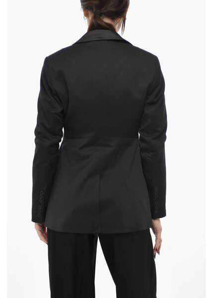 Sacouri AllSaints Slim-Fit Blazer With Satin Lapel Black Femei (BM 19749128) 2