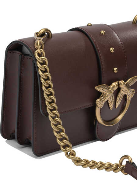 Genti tip postas Pinko Crossbody bags Brown Femei (BM 19750848) 4