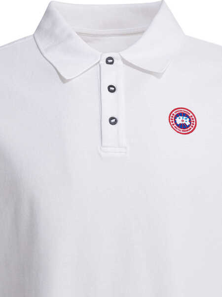 Tricouri Polo CANADA GOOSE Polo shirts White Barbati (BM 19750929) 3