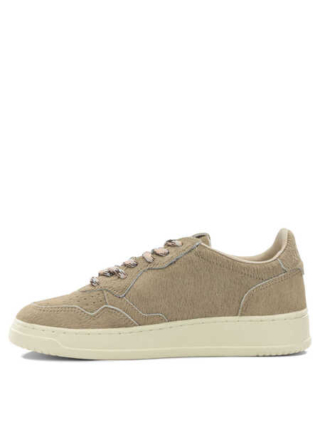 Sneakers AUTRY Pony skin effect Medalist Low sneaker Beige Femei (BM 19750932) 3