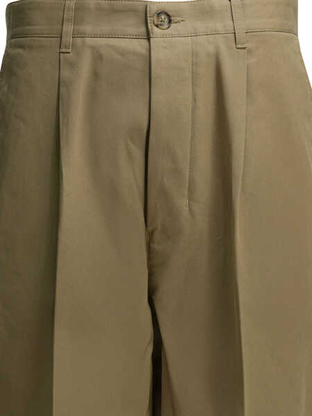 Pantaloni casual AMI Paris Trousers Beige Barbati (BM 19751016) 3