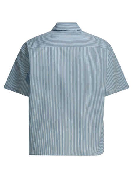 Camasi casual AMI Paris Shirts Light blue Barbati (BM 19751019) 2
