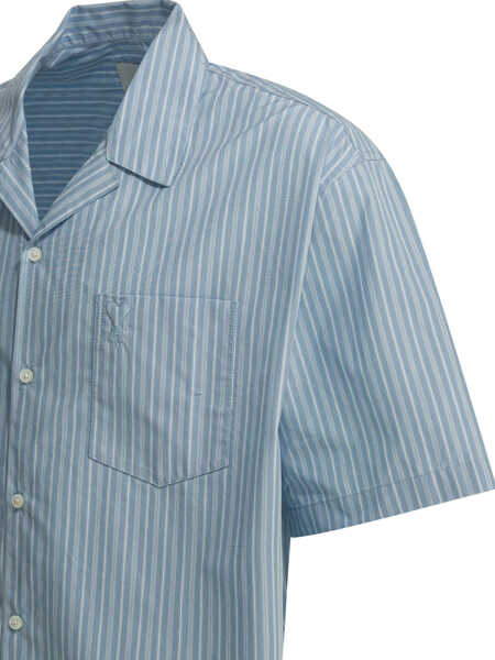 Camasi casual AMI Paris Shirts Light blue Barbati (BM 19751019) 4