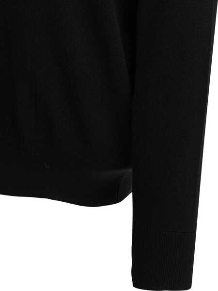 Pulovere casual AMI Paris Knitwear Black Barbati (BM 19751025) 4