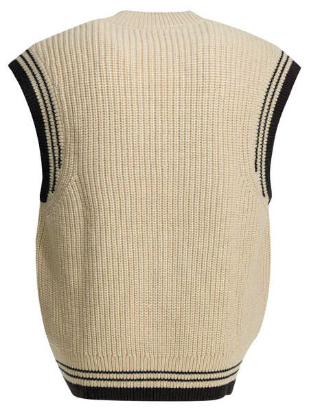 Pulovere casual AMI Paris Knitwear White Barbati (BM 19751040) 2