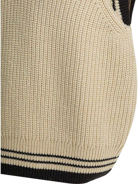 Pulovere casual AMI Paris Knitwear White Barbati (BM 19751040) 4