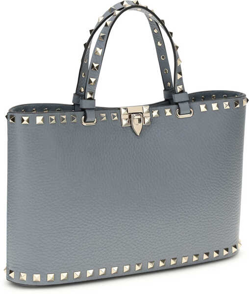 Genti de umar Valentino Garavani Rockstud small Tote Bag STONE GREY Femei (BM 19751150) 2