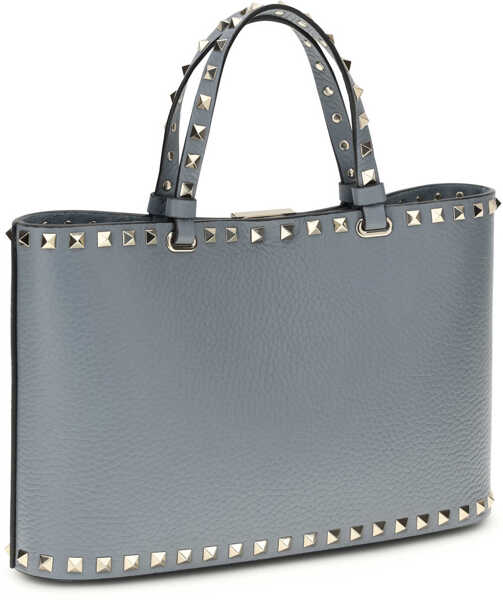 Genti de umar Valentino Garavani Rockstud small Tote Bag STONE GREY Femei (BM 19751150) 3
