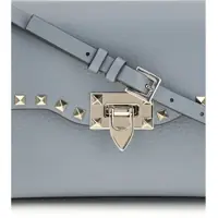 Genti de umar Dama - Genti de umar Valentino Garavani Small Rockstud Shoulder Bag STONE GREY Femei (BM 19751156) - B-mall.ro