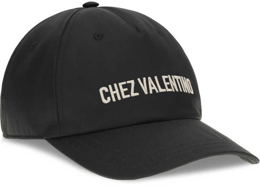 Sepci Valentino Garavani Chez Valentino Baseball Hat NERO/BURRO Barbati (BM 19751171) 2
