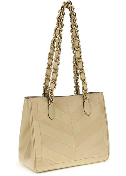 Genti de umar Valentino Garavani Laseine Small Shopping Bag GOLD BEIGE Femei (BM 19751177) 3