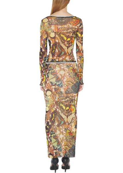 Fuste casual Jean Paul Gaultier Long Skirt With Bow Tie Print MULTICOLOUR Femei (BM 19751186) 3