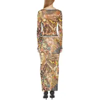Fuste Dama - Fuste casual Jean Paul Gaultier Long Skirt With Bow Tie Print MULTICOLOUR Femei (BM 19751186) - B-mall.ro