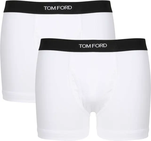 Lenjerie intima Tom Ford Bi-Pack Boxer WHITE Barbati (BM 19751201) 3