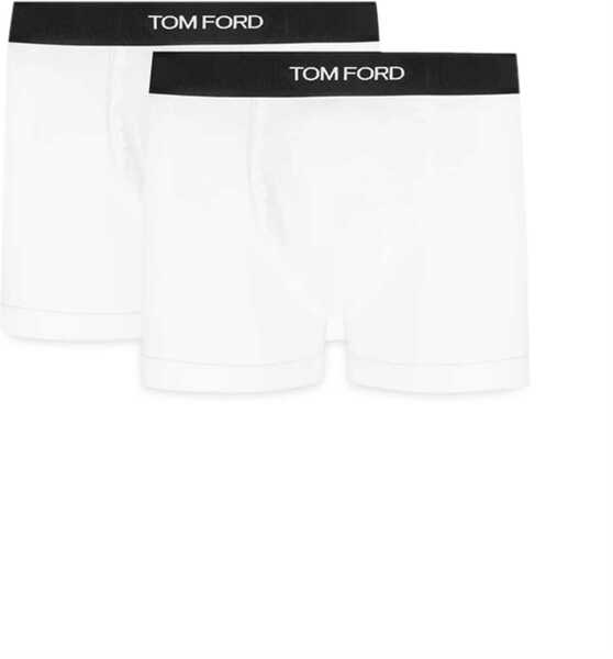 Lenjerie intima Tom Ford Bi-Pack Boxer WHITE Barbati (BM 19751222) 3