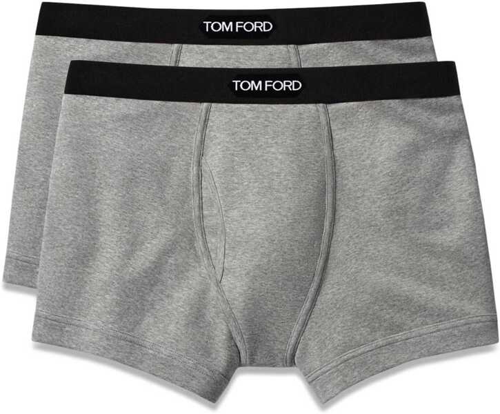 Lenjerie intima Tom Ford Bi-Pack Boxer GREY Barbati (BM 19751225) 3