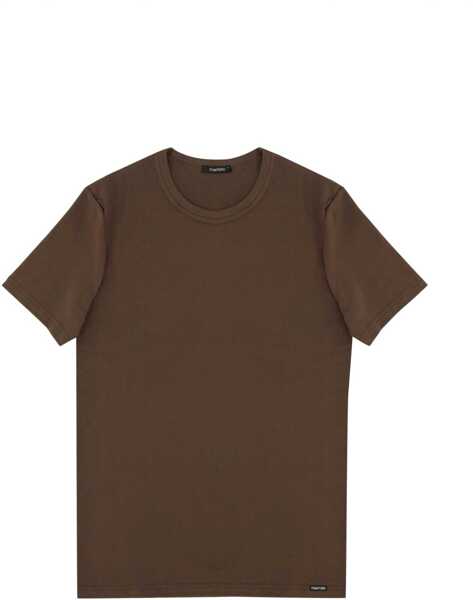 Tricouri Tom Ford Underwear T-Shirt BROWN Barbati (BM 19751240) 2
