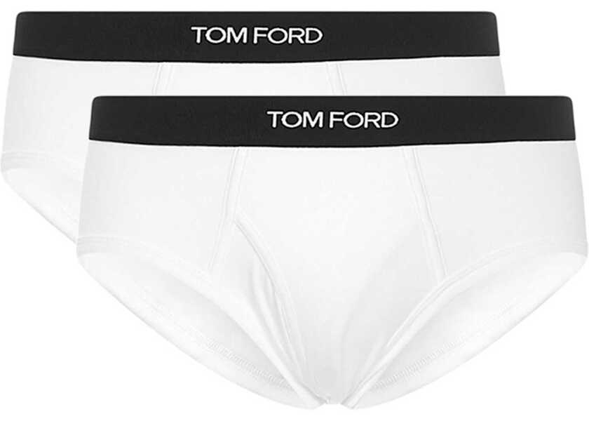 Lenjerie intima Tom Ford Bi-Pack Slip WHITE Barbati (BM 19751243) 3
