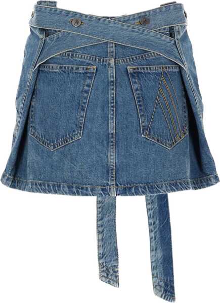 Fuste casual THE ATTICO Denim Skirt With Belt BLUE Femei (BM 19751258) 2