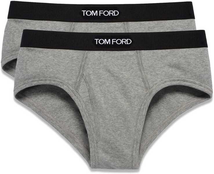 Lenjerie intima Tom Ford Bi-Pack Slip GREY Barbati (BM 19751288) 2