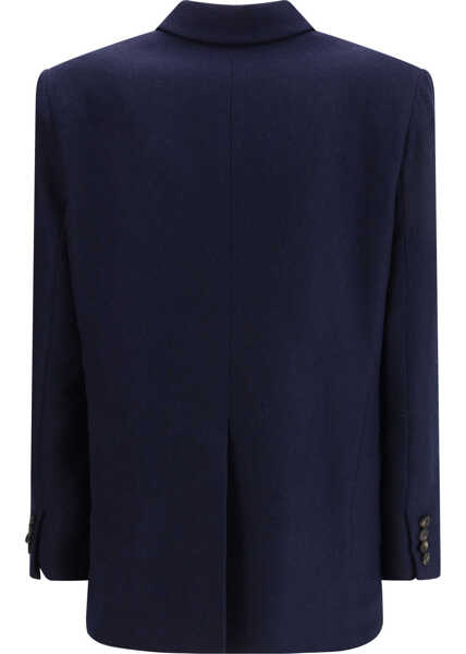 Sacouri AFTERCOAT Double-Breasted Blazer BLUE Femei (BM 19751378) 2