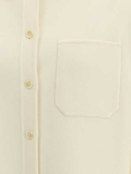 Camasi casual Max Mara Oversized Riber wool Shirt LATTE Femei (BM 19751396) 3