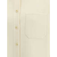 Camasi Max Mara Dama - Camasi casual Max Mara Oversized Riber wool Shirt LATTE Femei (BM 19751396) - B-mall.ro