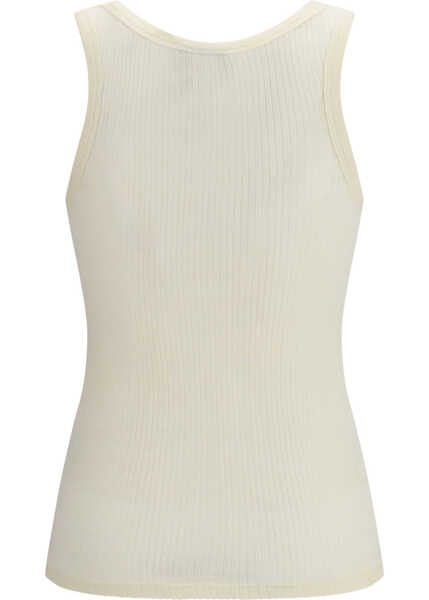 Topuri forteforte Ribbed wool Top AVORIO Femei (BM 19751399) 2