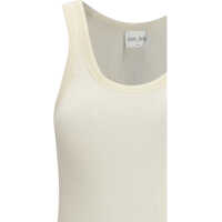 Topuri forte_forte Dama - Topuri forteforte Ribbed wool Top AVORIO Femei (BM 19751399) - B-mall.ro