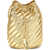 DRAGON DIFFUSION Pompom Double Jumps Bucket Bag GOLD