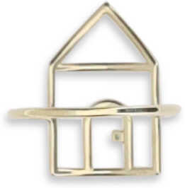 Inele ALIITA Casita Esmeralda Ring YELLOW GOLD Femei (BM 19751408) 2