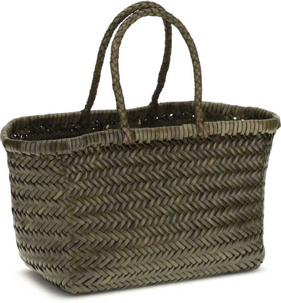 Genti de mana DRAGON DIFFUSION Mini Flat Gora Handbag KAKI Femei (BM 19751432) 2