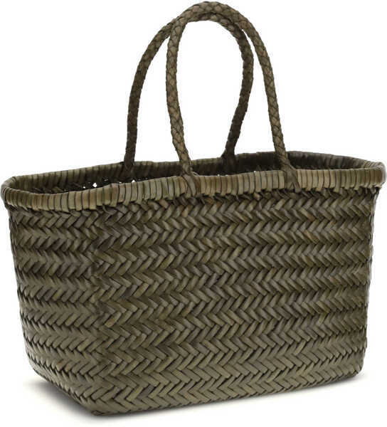 Genti de mana DRAGON DIFFUSION Mini Flat Gora Handbag KAKI Femei (BM 19751432) 3